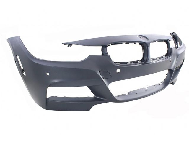 BMW 3 SERIES  F35 FRONT BUMPER COVER W/O WASHER W/ PDC W/ CAMERA HOLE W/ SIDE REFLECTOR HOLE US TYPE